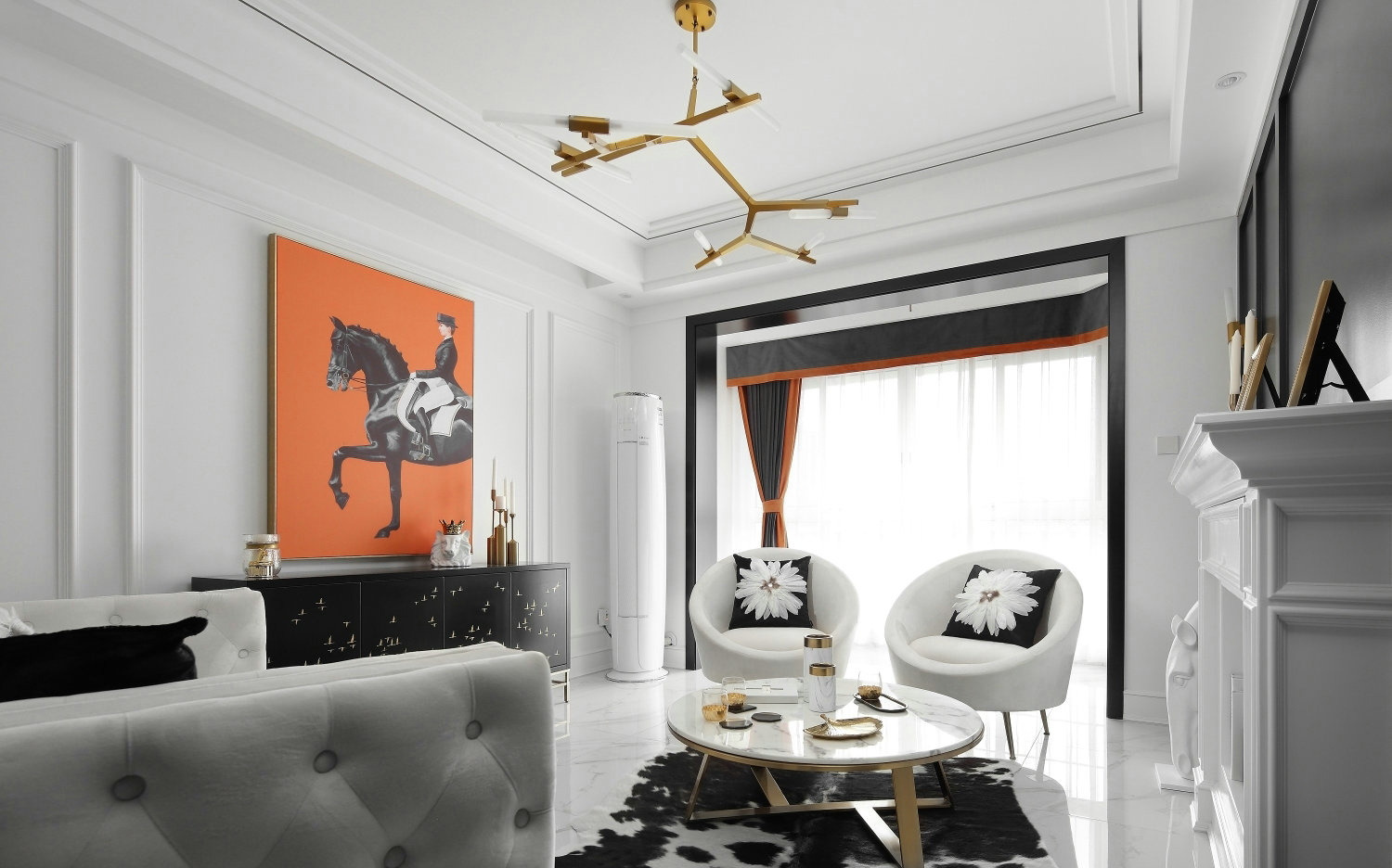 白色為主 黑色點(diǎn)綴 在這個(gè)黑白相交的空間里點(diǎn)綴上香橙色 看起來沒有一點(diǎn)突兀 白色為主 黑色點(diǎn)綴 在這個(gè)黑白相交的空間里點(diǎn)綴上香橙色 看起來沒有一點(diǎn)突兀